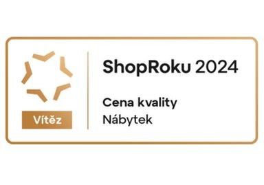 ShopRoku 2024: Vyhráli jsme Cenu kvality v kategorii Nábytek!