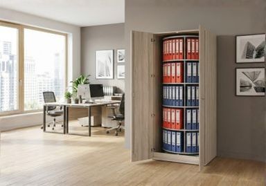 NOVINKA: Skříně s otočným regálem na šanony