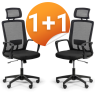 Kancelářské židle akce 1+1 ZDARMA