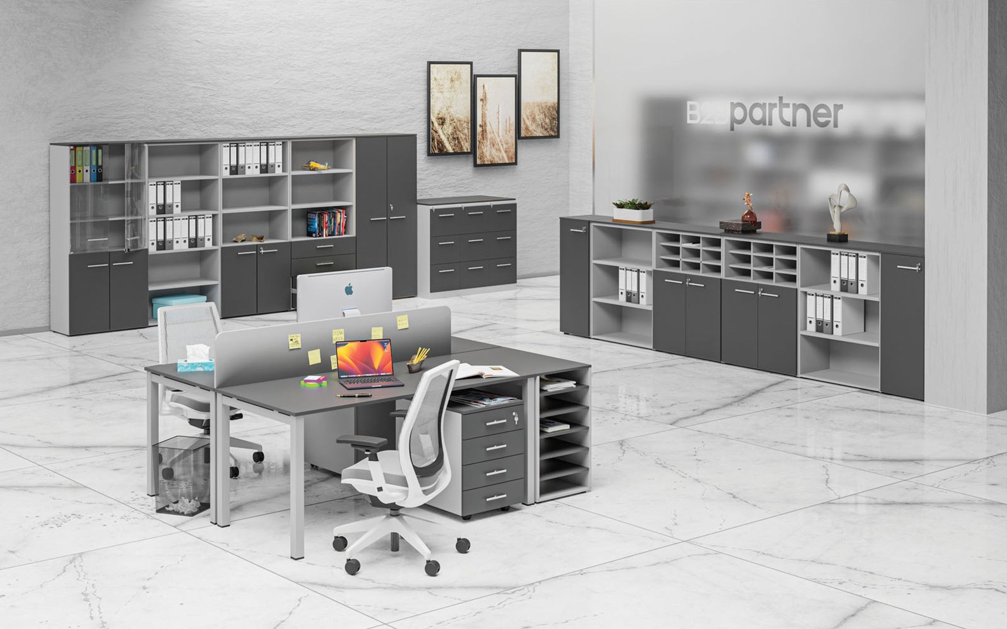 Meble biurowe PRIMO GRAY