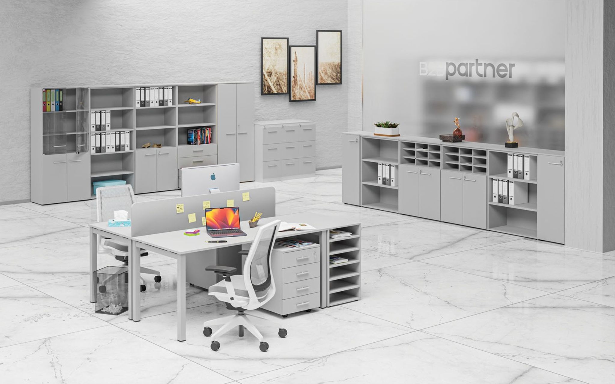 Meble biurowe PRIMO GRAY
