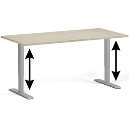 Höhenverstellbare Schreibtische PRIMO GRAY