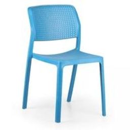 Plastikowe bistro krzesła
