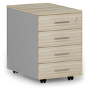 PRIMO GRAY Rollcontainer, Standcontainer