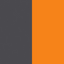 grafit / oranžová
