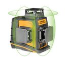 3D laser se zeleným paprskem 3 x 360°, samonivelační