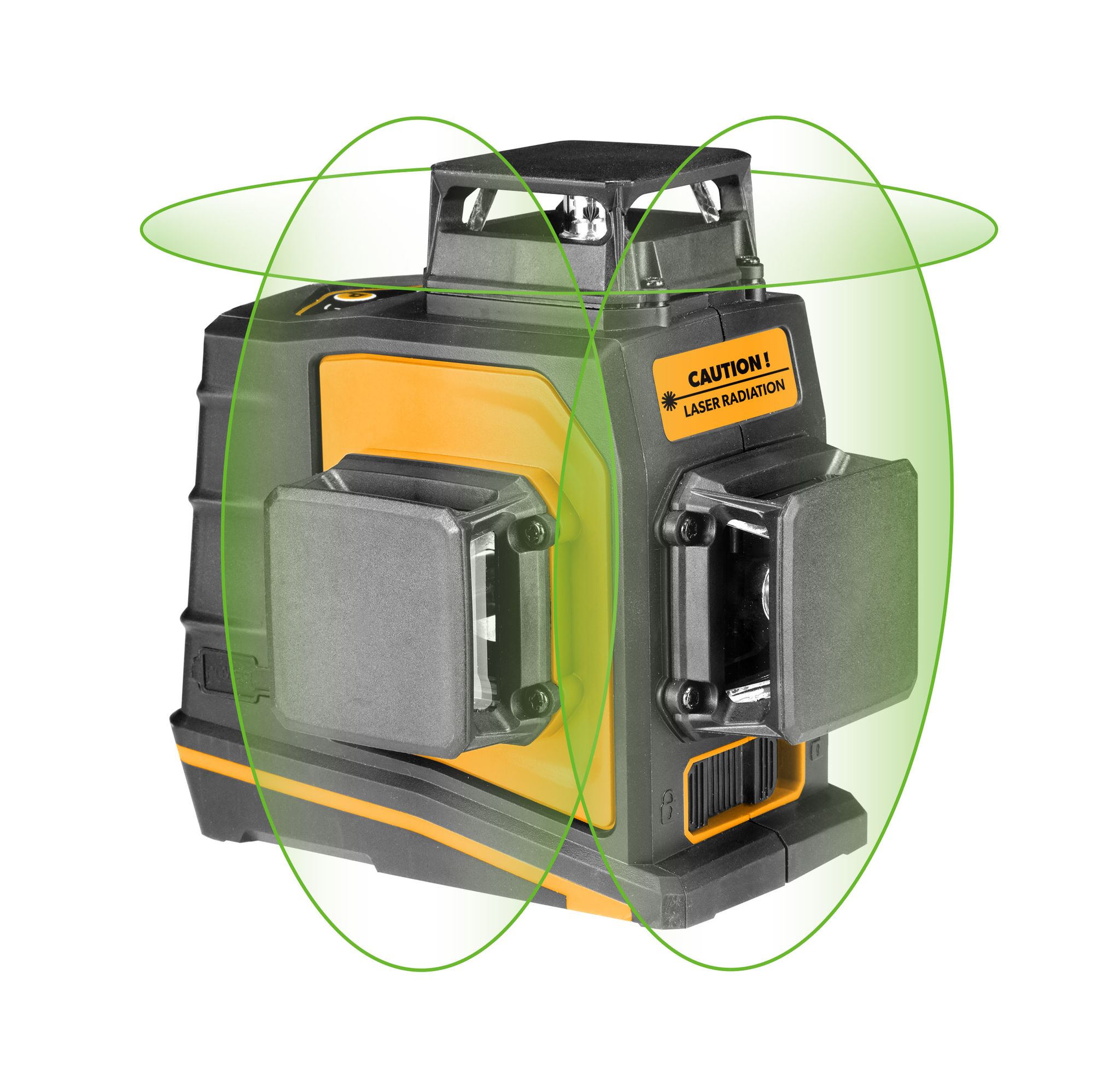 3D laser so zeleným lúčom 3 x 360°, samonivelačný