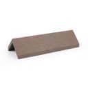 Abschlussleisten für WPC-Terrassendielen, 45 × 2850 mm, 10 Stk., kaffeebraun