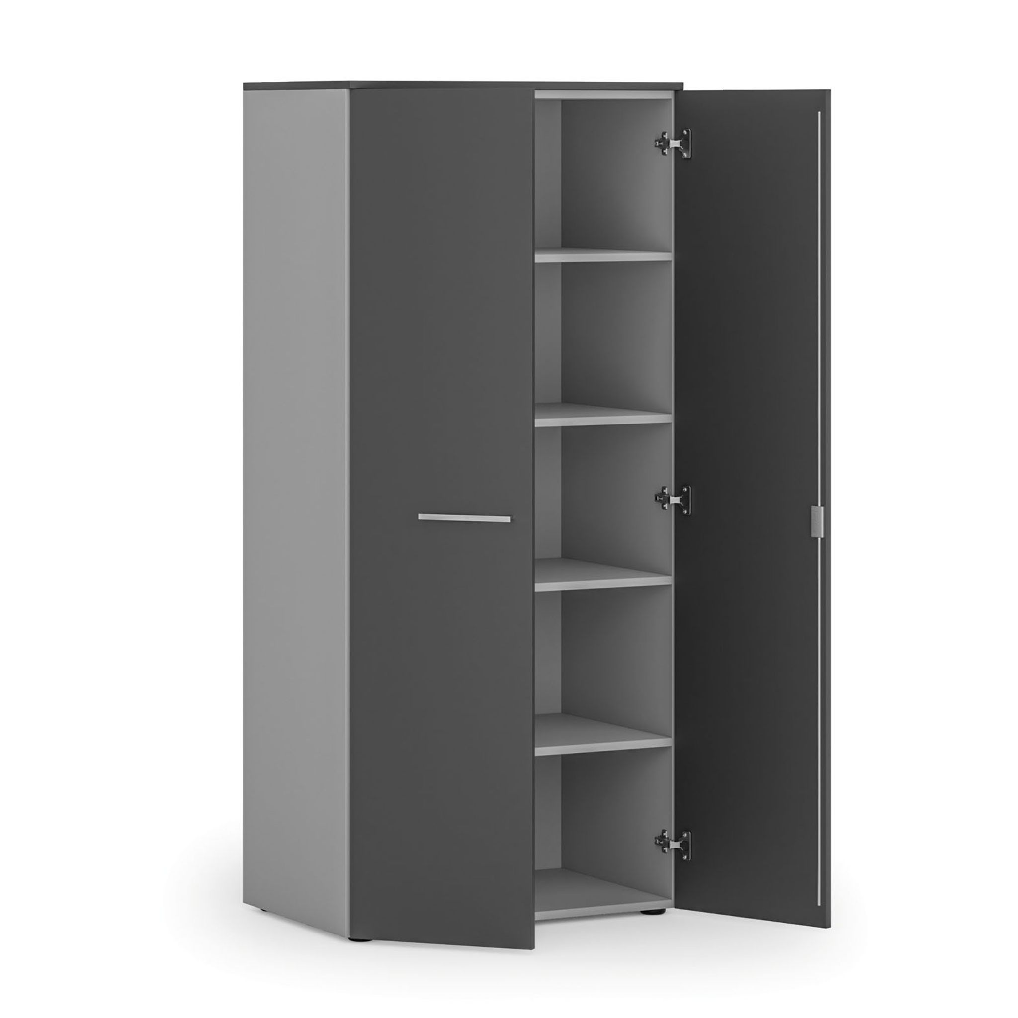 Aktenschrank PRIMO GRAY, 1781 x 800 x 500 mm, grau/Graphit