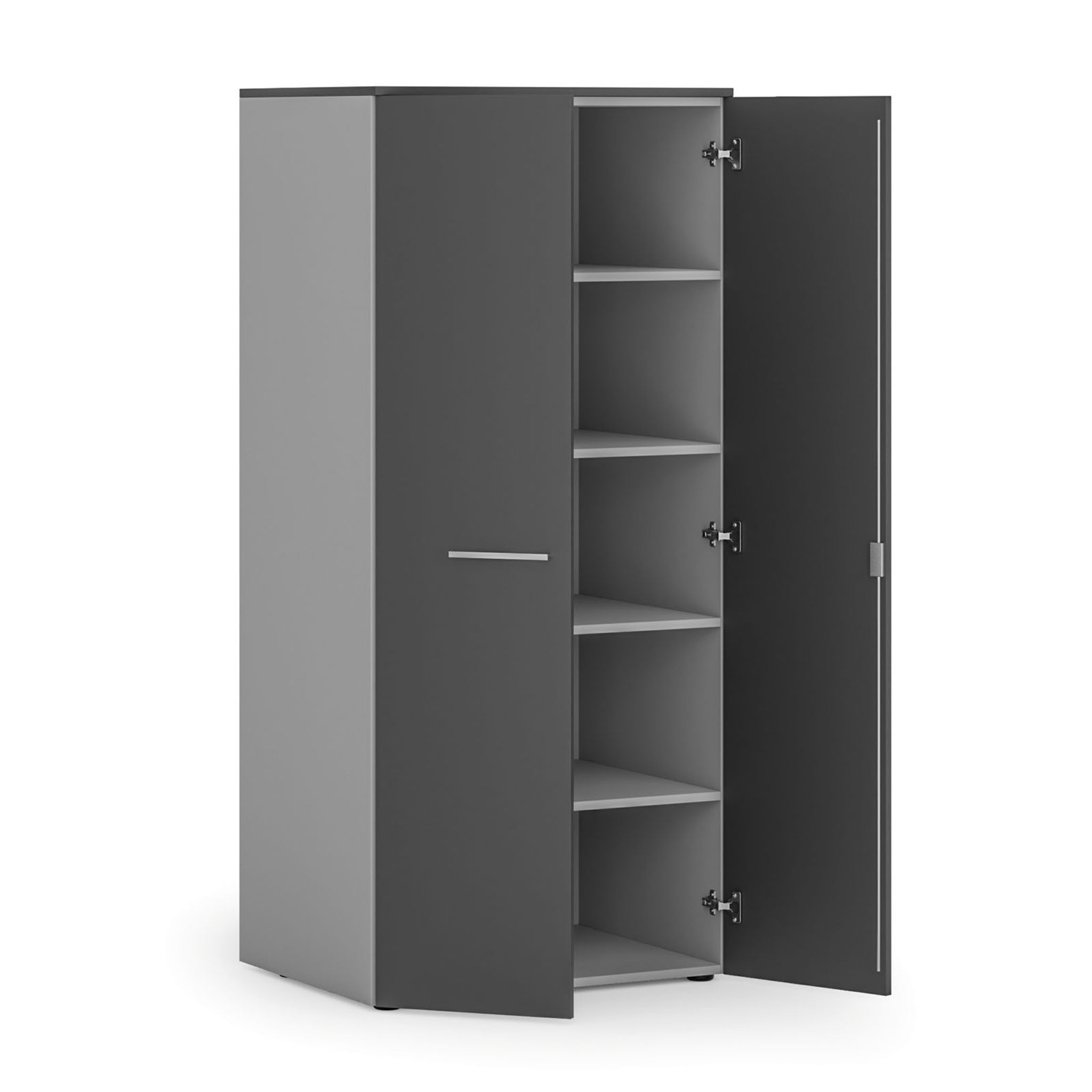 Aktenschrank PRIMO GRAY, 1781 x 800 x 600 mm, grau/Graphit