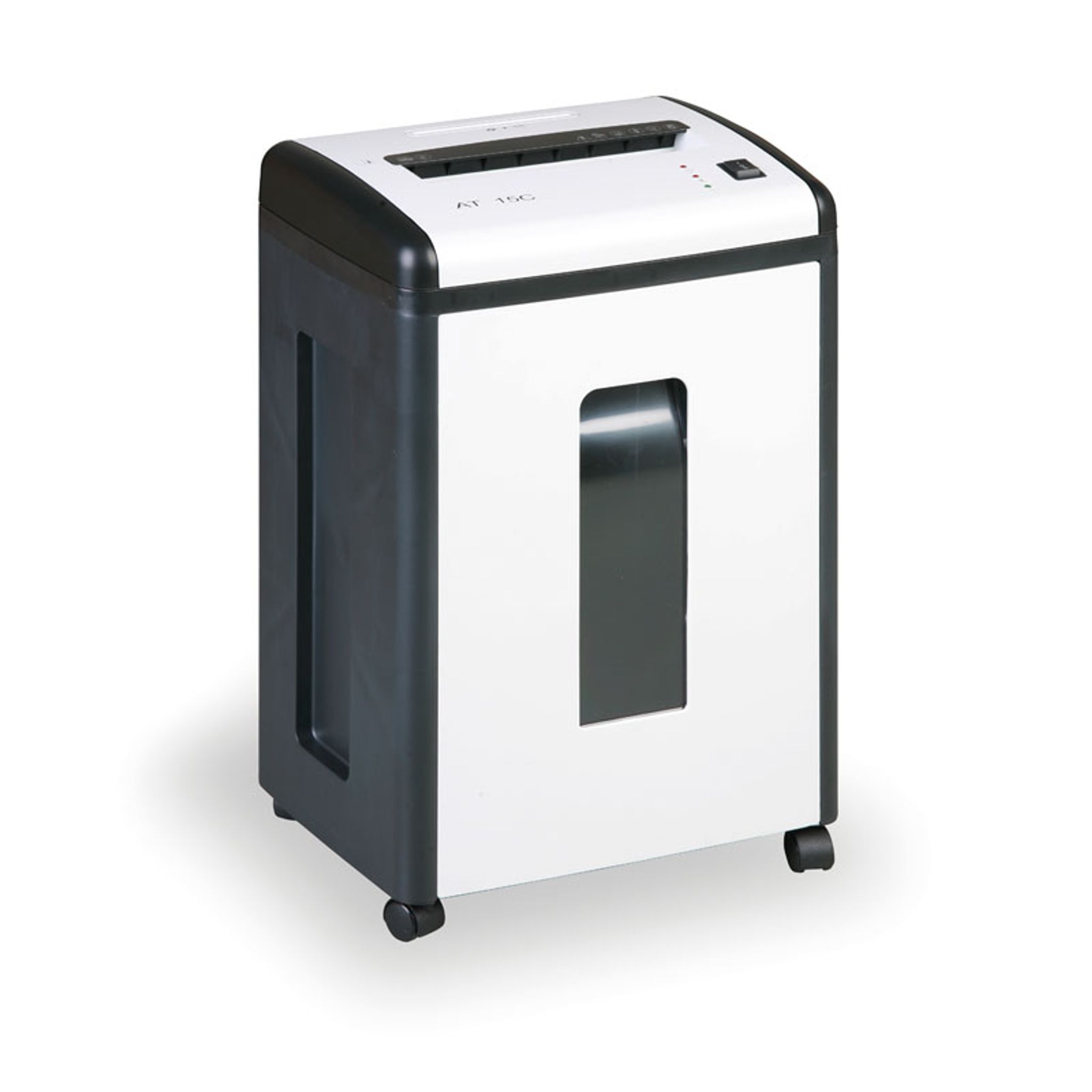 Aktenvernichter AT-15C mit separatem Mechanismus zum Vernichten von CDs, 12 Blatt, 22 l