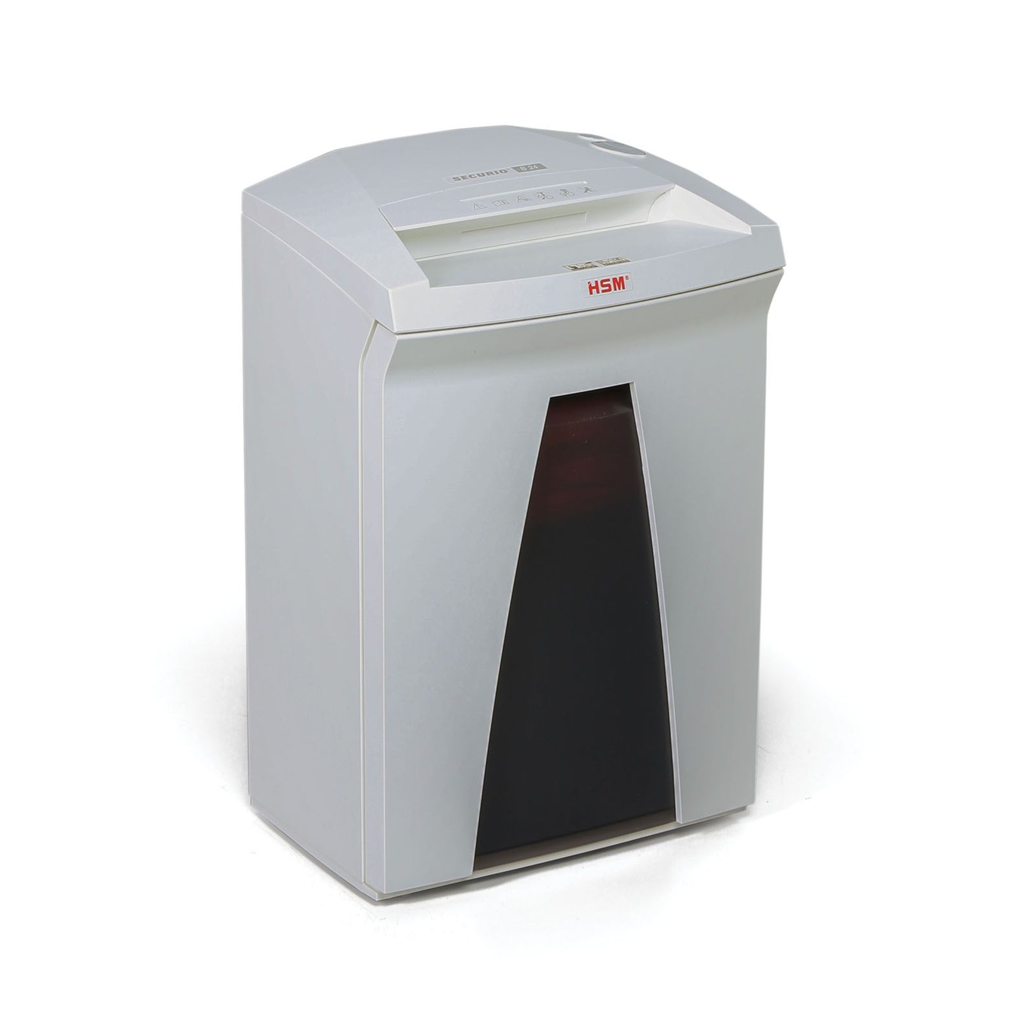 Aktenvernichter mit Kreuzschnitt HSM SECURIO B24, 14-16 Blatt, 35 l