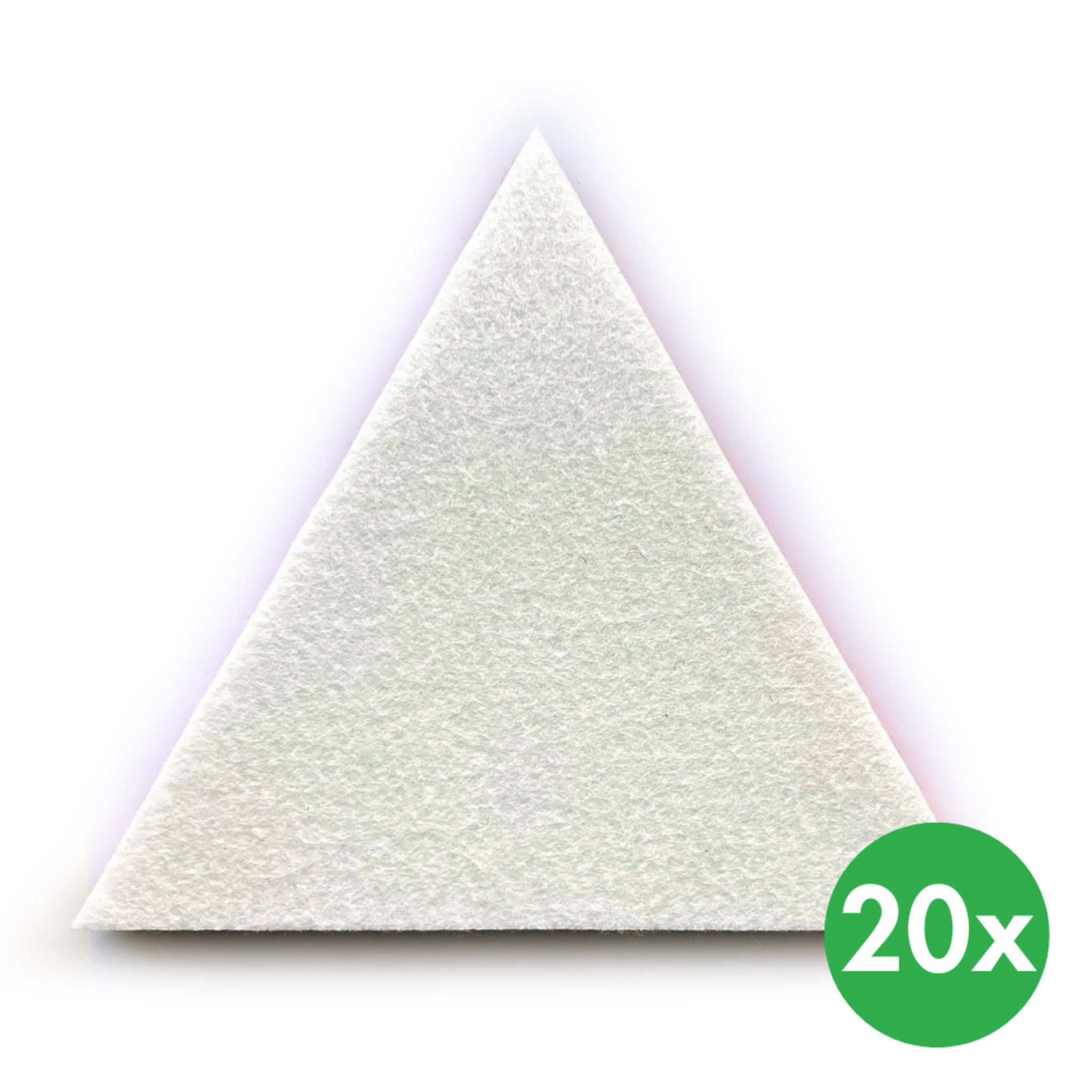 Akustický panel, samolepící, trojúhelník, 20x20x20 cm, 20 ks