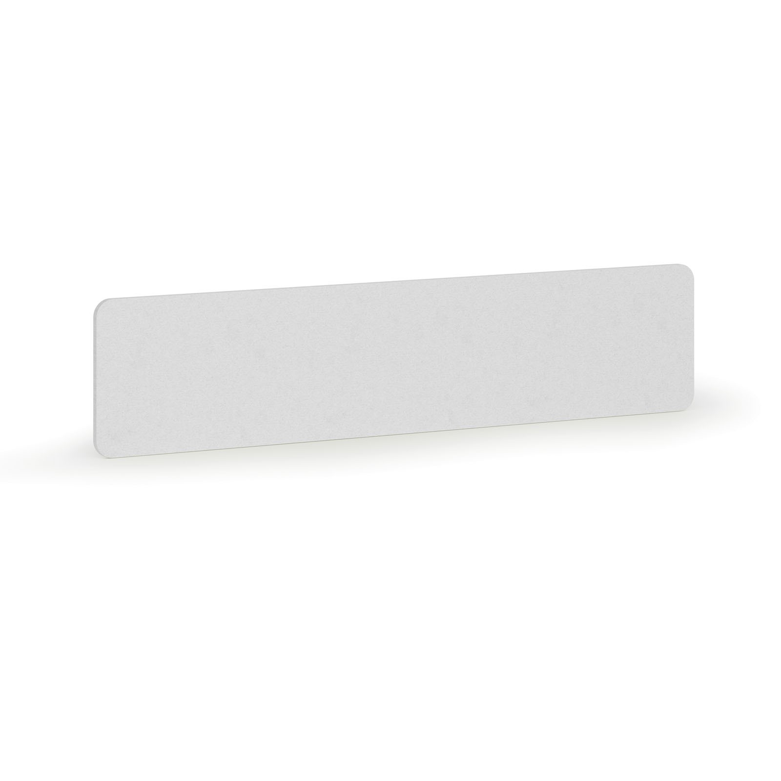 Fotografia produktu: Akustický paraván na stôl, textilný, 180 x 40 cm, biela