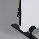 Akustik-Trennwand 160 x 60 cm, 3 Stück pro Packung, 100% Polyester, Reißverschlussverbindungen, grau