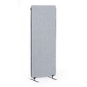 Akustik-Trennwand 160 x 60 cm, 3 Stück pro Packung, 100% Polyester, Reißverschlussverbindungen, grau