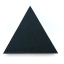 Akustikplatte, Selbstklebend, Dreieck, 20x20x20 cm, 20 Stück, schwarz