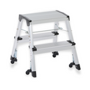 Aluminiowe schodki na kółkach 420 mm