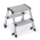 Aluminiowe schodki na kółkach 420 mm