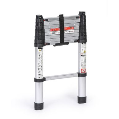 Aluminium-Teleskopleiter PROFI, 2,6 m, 9 Sprossen
