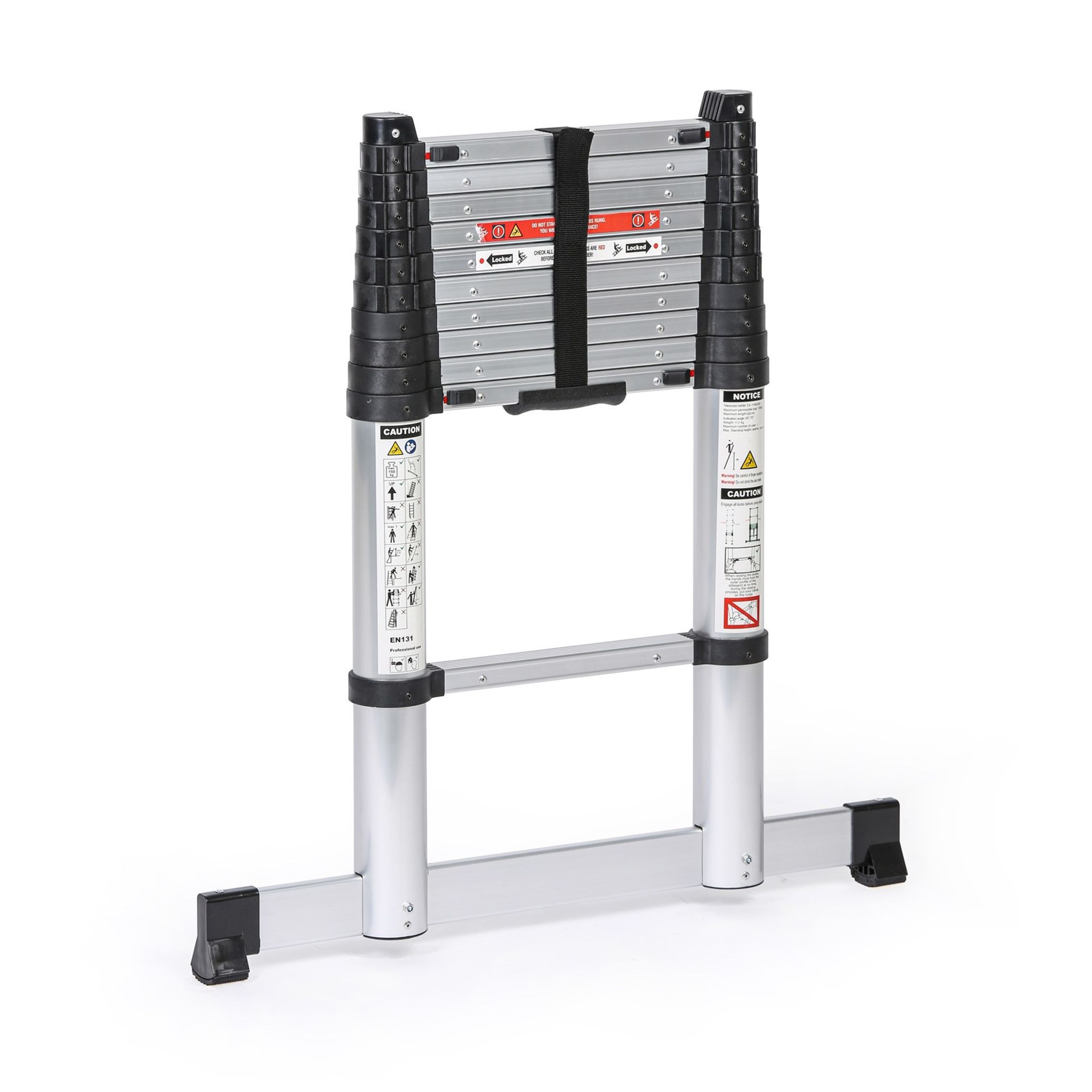 Aluminium-Teleskopleiter PROFI, 3,2 m, 11 Sprossen