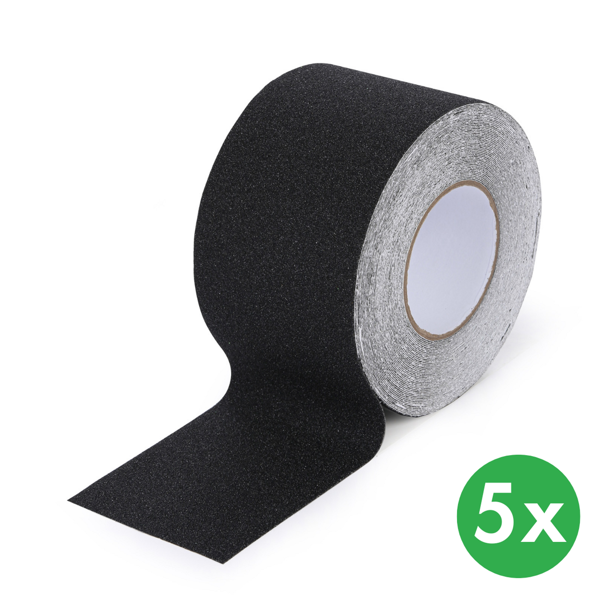 Antirutschband, Feinkorn, 100 mm x 18,3 m, 5 Stk, schwarz