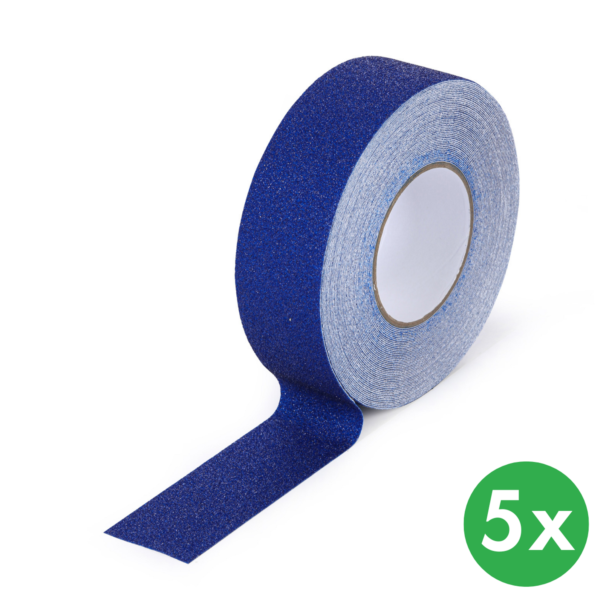Antirutschband, Feinkorn, 50 mm x 18,3 m, 5 Stk, blau