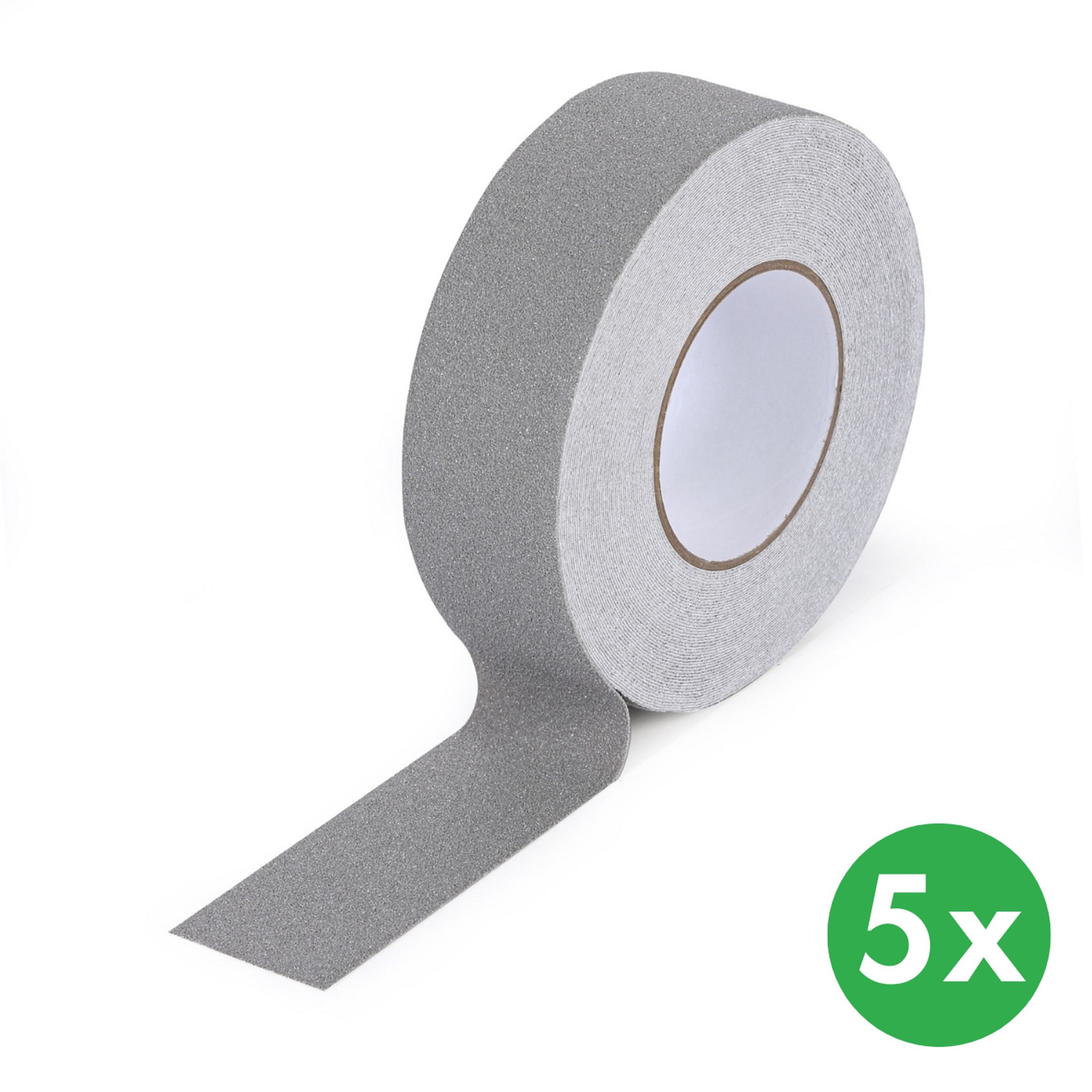 Antirutschband, Feinkorn, 50 mm x 18,3 m, 5 Stk, grau