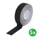 Antirutschband, Feinkorn, 50 mm x 18,3 m, 5 Stk, schwarz