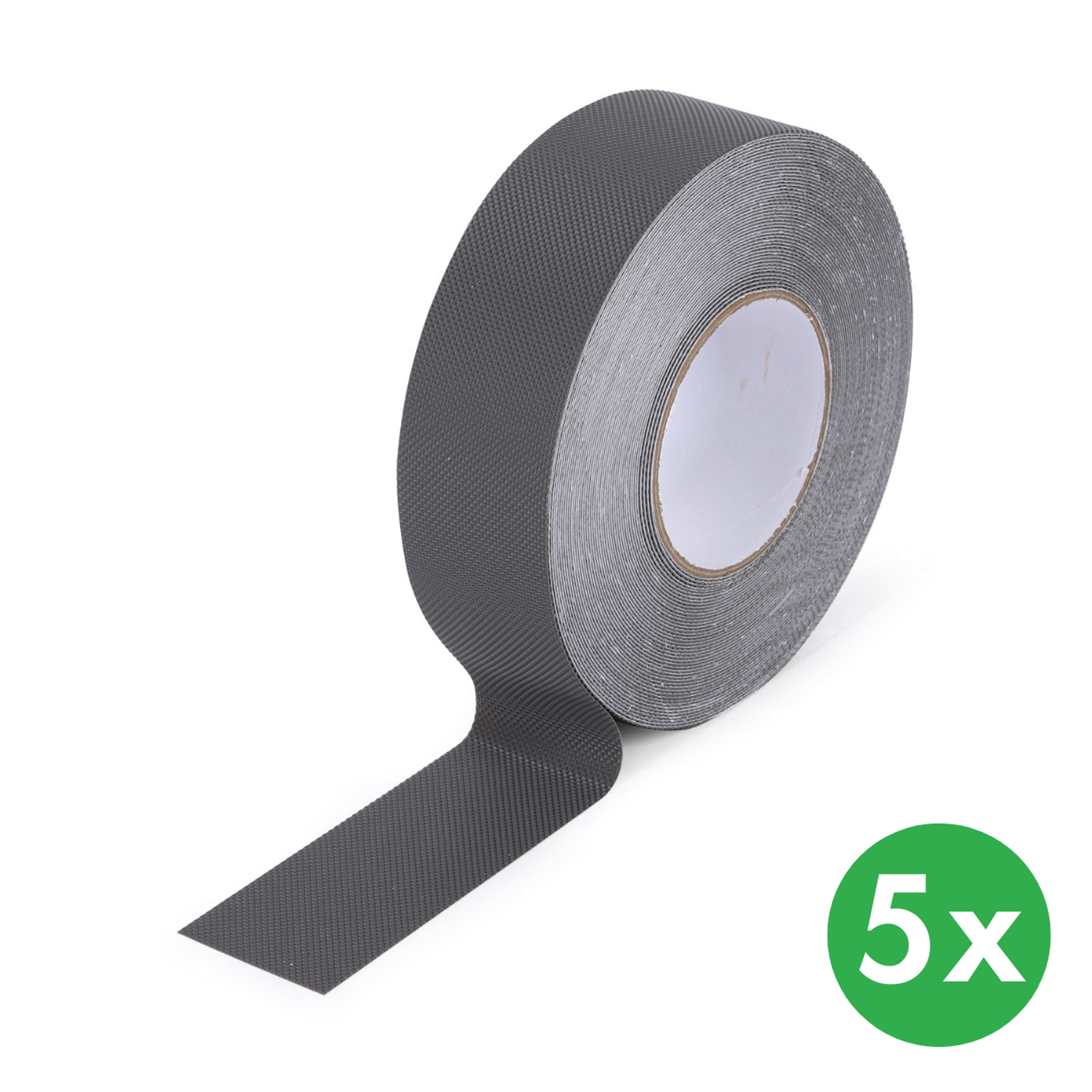 Antirutschband für feuchte Umgebungen, 50 mm x 18,3 m, 5 Stk, wasserdicht, grau