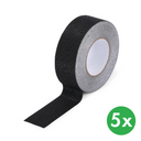 Antirutschband für feuchte Umgebungen, 50 mm x 18,3 m, 5 Stk, wasserdicht, schwarz