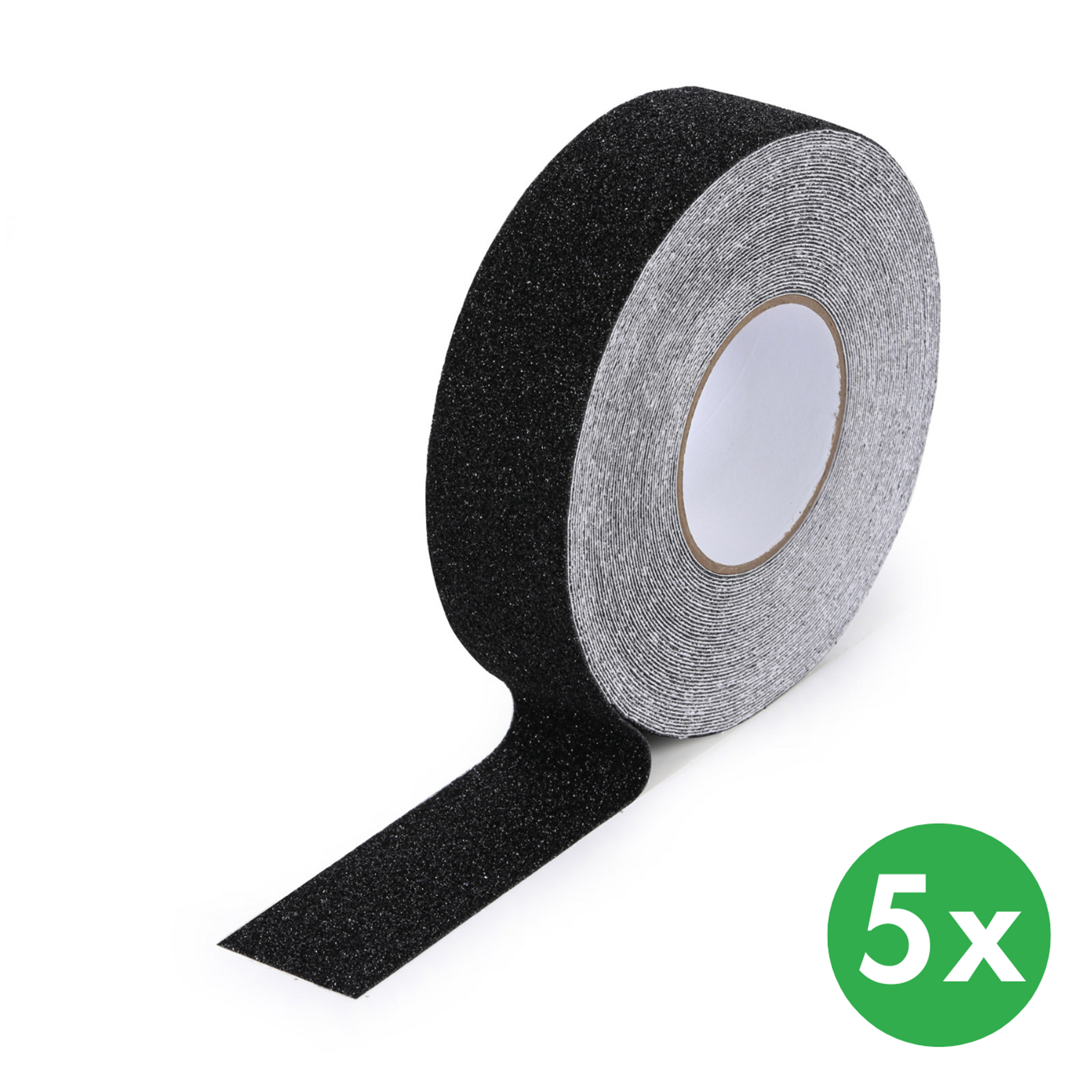 Antirutschband, Grobkorn, 50 mm x 18,3 m, 5 Stk, schwarz