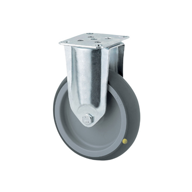 Antistatisches Armaturenrad TENTE, 75 mm, festes, Scheibe, graues Gummi