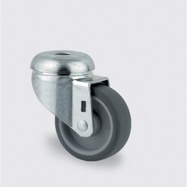 Armaturenrad TENTE, grau, 50 mm, drehbar, Mittelloch