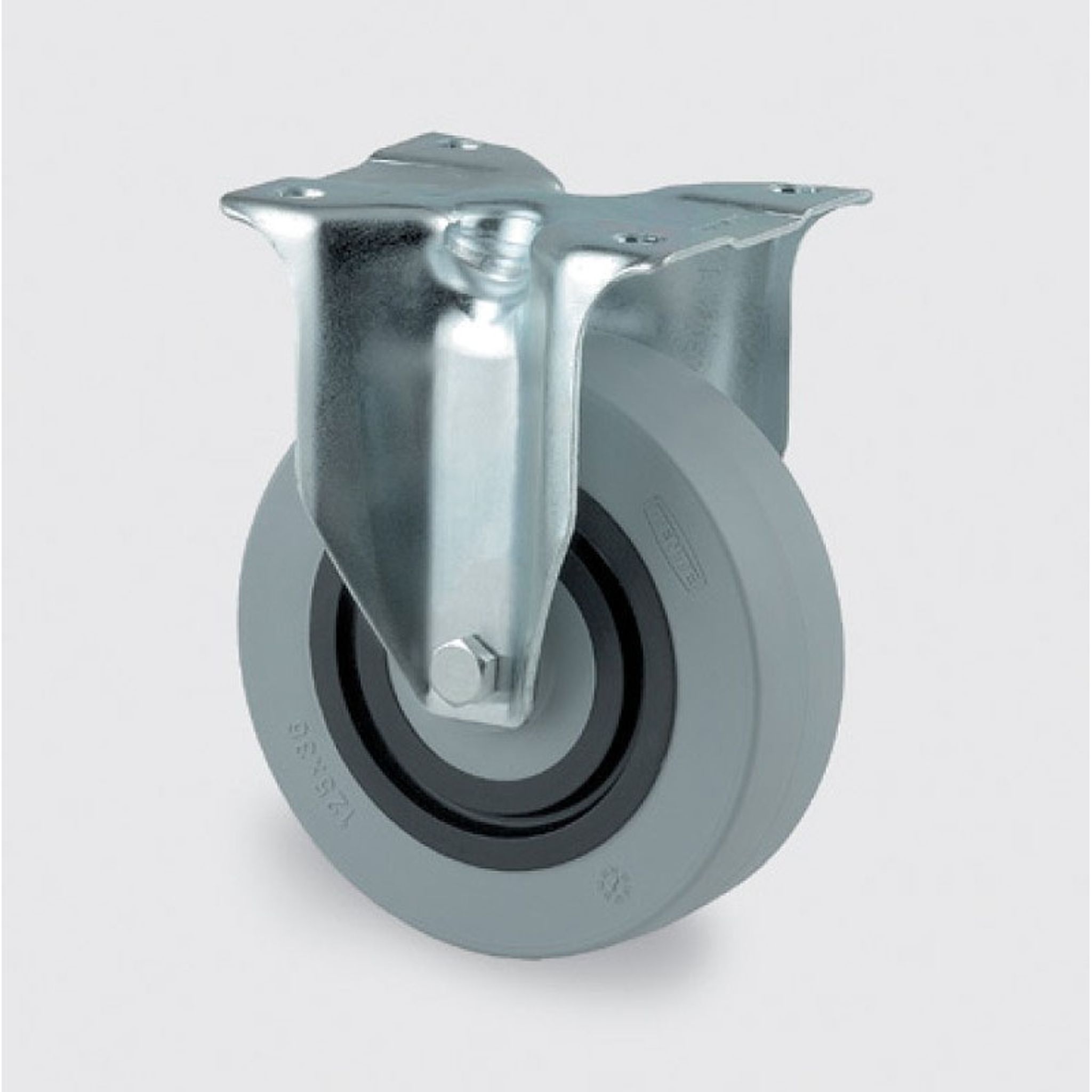 Armaturenrad TENTE mit einer verminderten Geräuschintensität, aus Gummi, 100 mm