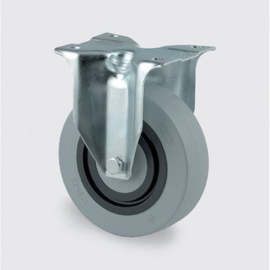 Armaturenrad TENTE mit einer verminderten Geräuschintensität, aus Gummi, 100 mm