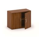 Aufbau, 2-türig MIRELLI, 800 x 400 x 600 mm, Nussbaum,