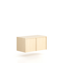 Aufsatzschrank FRAME, 2x Tür, 872 x 450 x 427 mm, PUSH-lock, Birke