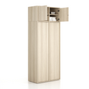 Aufsatzschrank FRAME, 2x Tür, 872 x 450 x 427 mm, PUSH-lock, Natureiche