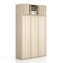 Aufsatzschrank FRAME, 3x Tür, 1299 x 450 x 427 mm, PUSH-lock, Natureiche