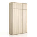 Aufsatzschrank FRAME, 3x Tür, 1299 x 450 x 427 mm, PUSH-lock, Natureiche