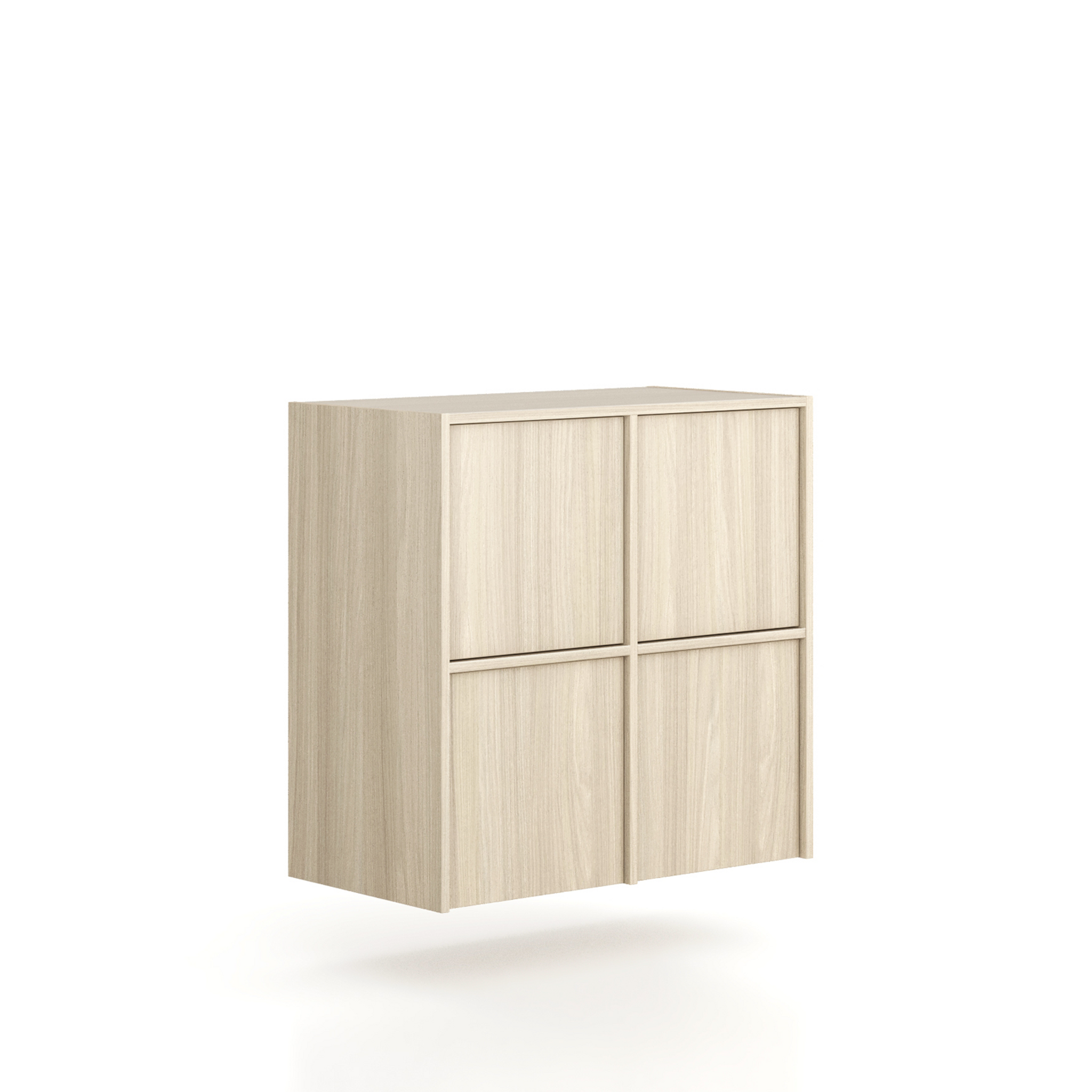 Aufsatzschrank FRAME, 4x Tür, 872 x 450 x 854 mm, PUSH-lock