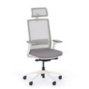 Balance-Bürostuhl BALANCEA für gesundes Sitzen, grau