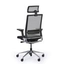 Balance-Bürostuhl BALANCEA für gesundes Sitzen, schwarz/grau
