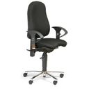 Balance-Bürostuhl EXETER für gesundes Sitzen, schwarz