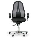Balance-Bürostuhl EXETER NET für gesundes Sitzen, schwarz