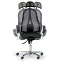 Balance-Bürostuhl EXETER NET mit Kopfstütze für gesundes Sitzen, schwarz Balance-Bürostuhl EXETER NET mit Kopfstütze für gesundes Sitzen, schwarz
