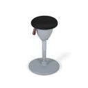 Balancehocker RAMON für gesundes Sitzen, schwarz