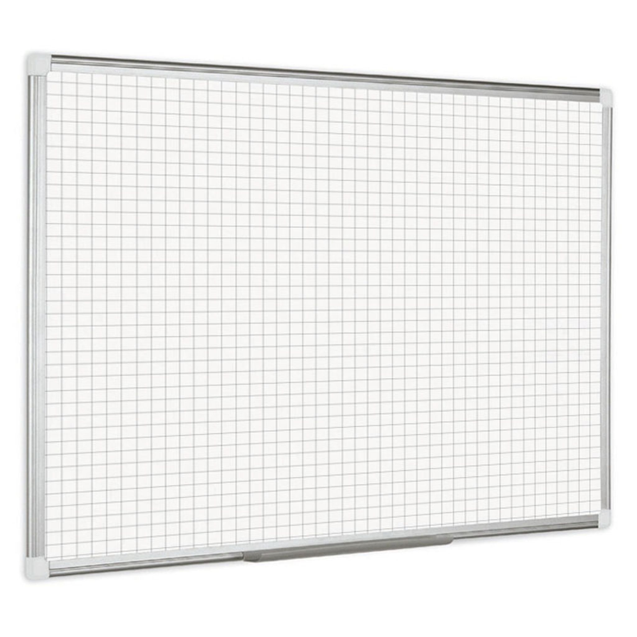 Bi-Office Whiteboard, Magnettafel mit Aufdruck, Quadrate/Gitter, nicht magnetisch, 1800 x 1200 mm