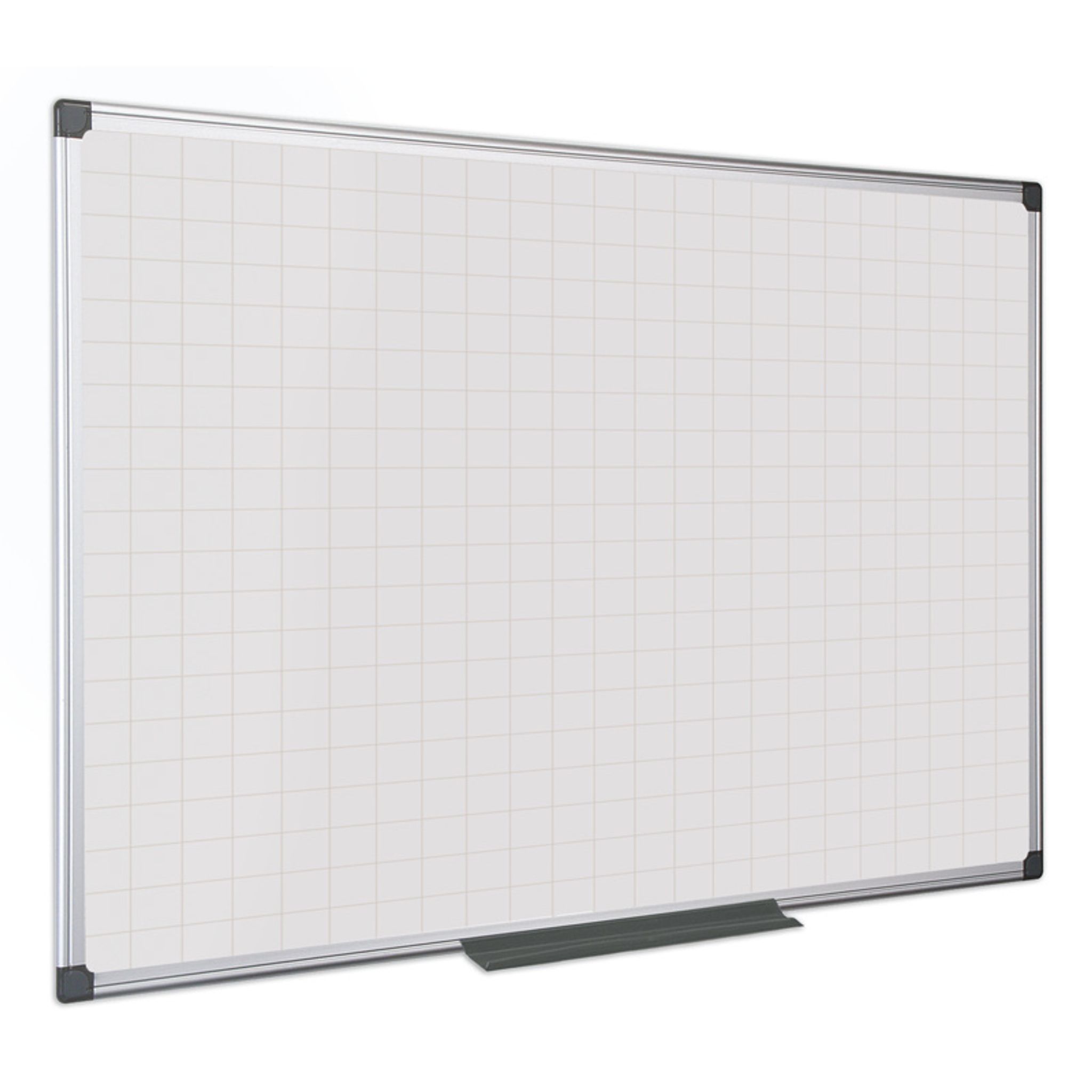 Bi-Office Whiteboard, Magnettafel mit Aufdruck, Quadrate/Raster, 1200 x 900 mm